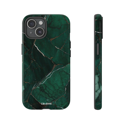 Emerald Veins Flow - iPhone Case