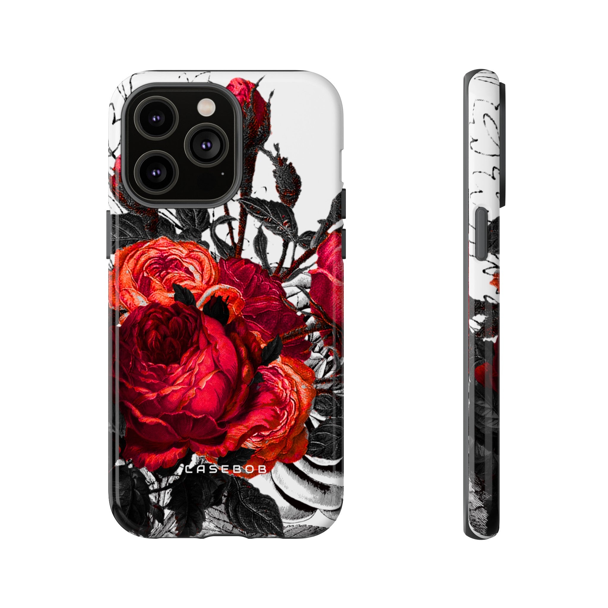 Serarose Gothic Flower - Protective Phone Case