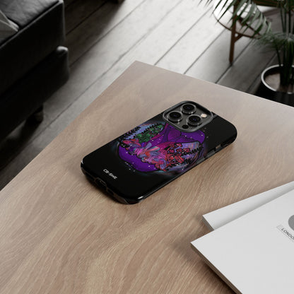 Mystical Purple Apple - iPhone Case
