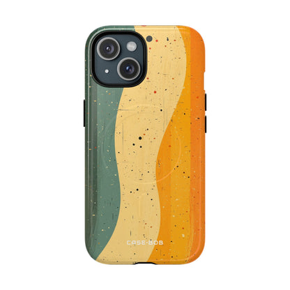Wavy Forest Veil iPhone 15 Case - Tough+