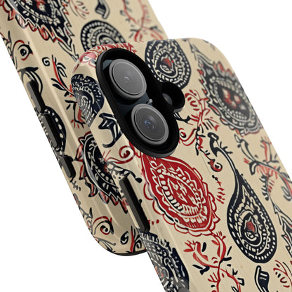 Vintage Paisley Elegance iPhone 16 - Tough Phone Case