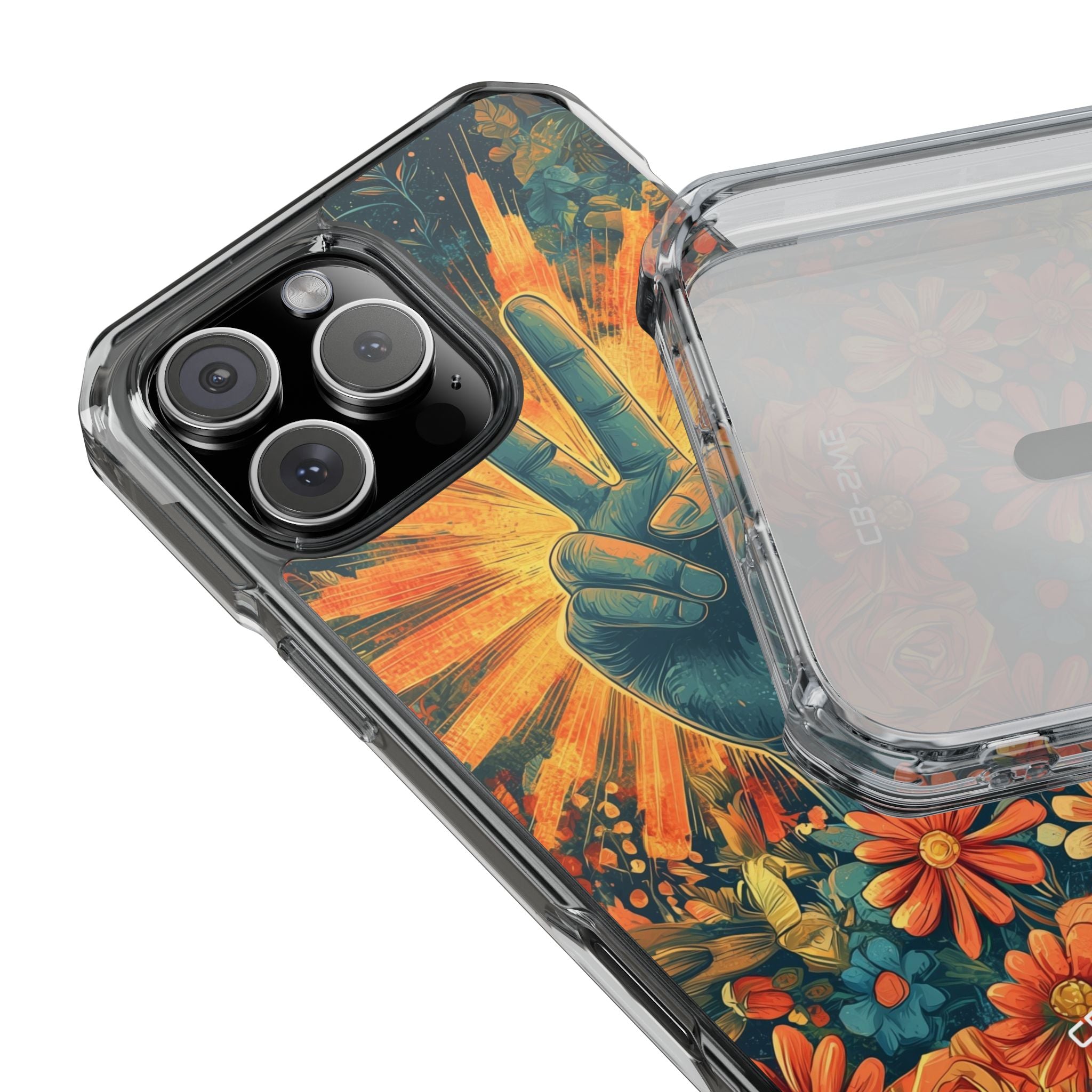 Flowers Embrace Peace iPhone Case - Impact