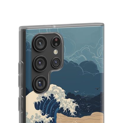 Cresting Blue Wave Samsung S22 Ultra Case - Soft