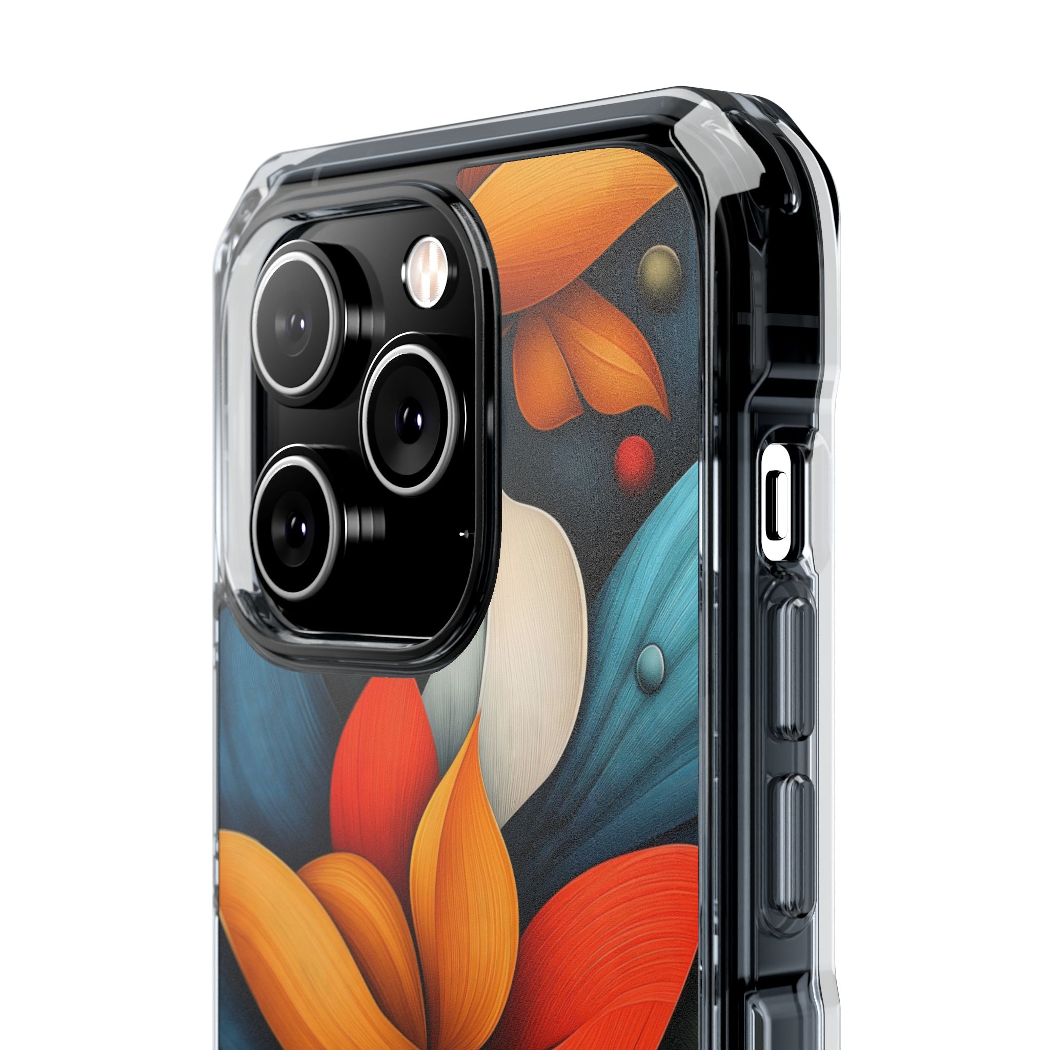 Vibrant Floral Harmony iPhone Case - Impact