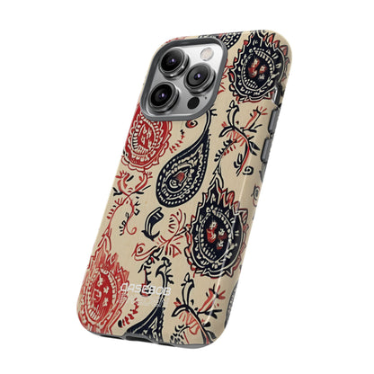 Tourbillon Paisley Marine iPhone 14 - Tough