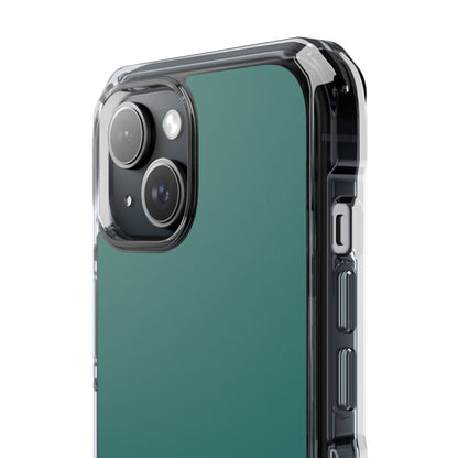 Myrtle Green - Clear Impact Case for iPhone