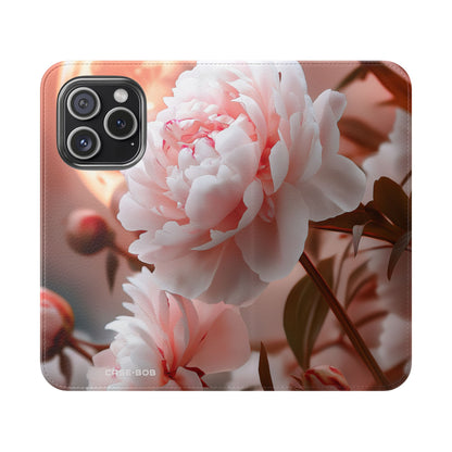 Peony Moonlight - iPhone 15 Pro Case - Wallet