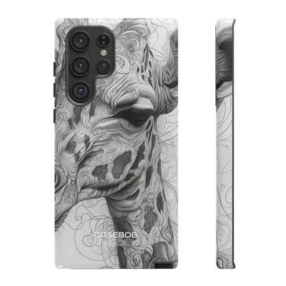 Swirling Giraffe Art  Samsung S22 - Tough