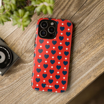 Hearts Dance Bright - iPhone Case