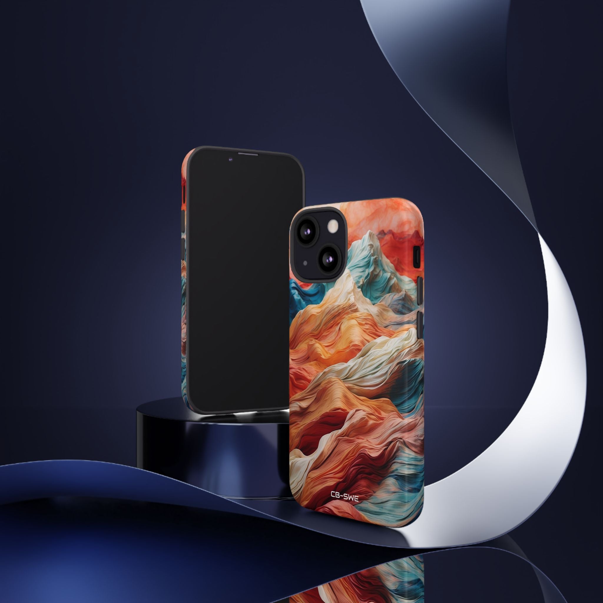 Mountain Waves Flow - iPhone Case