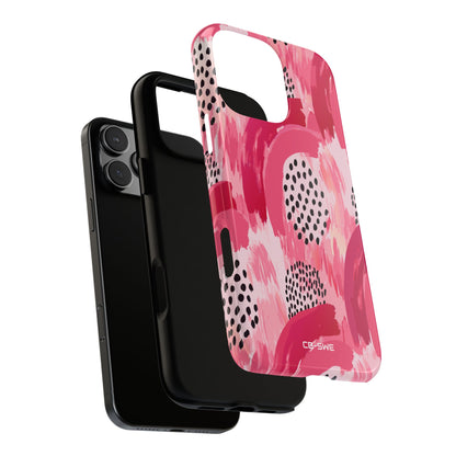 Vibrant Brushwork Dance - iPhone Case