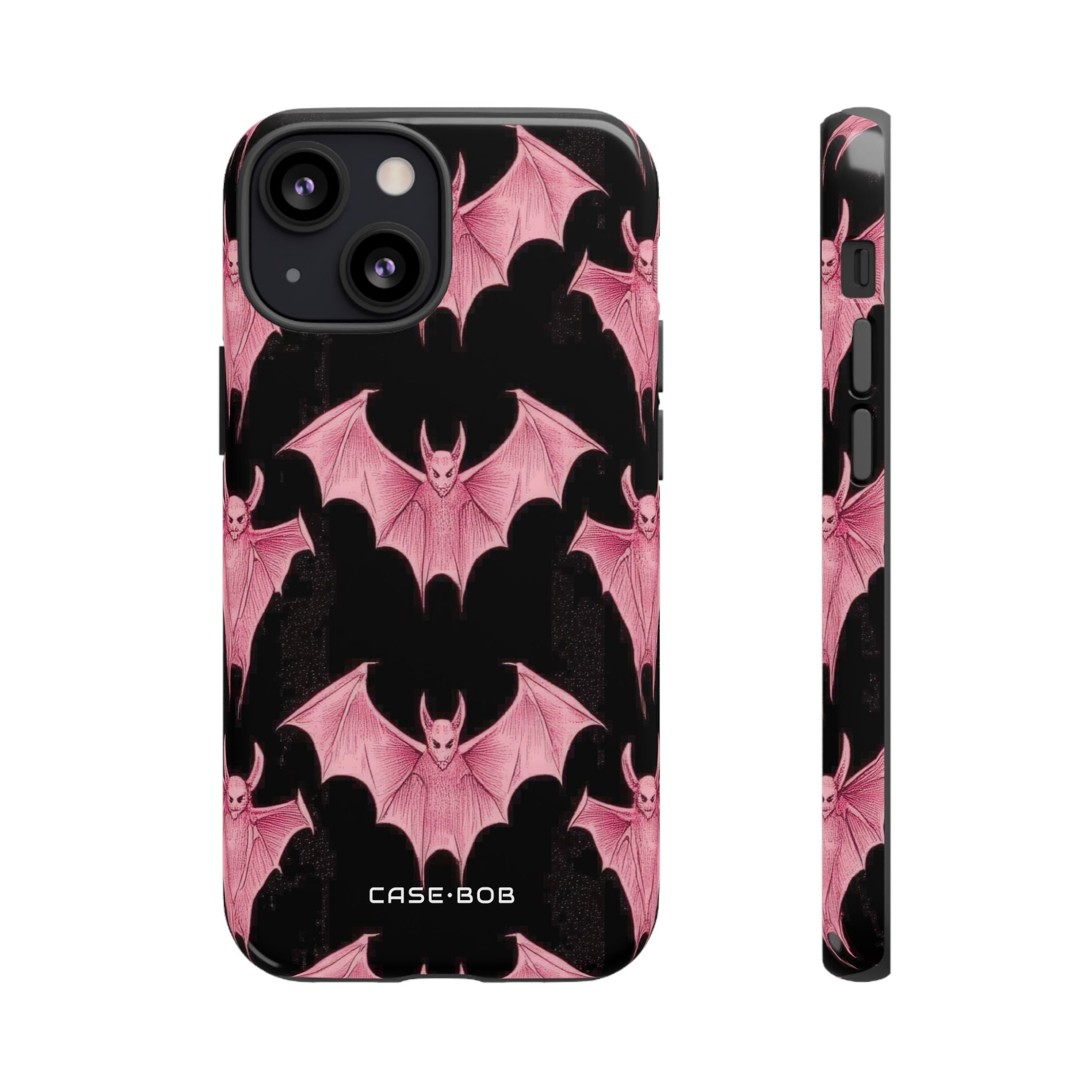 Pink Batwave iPhone 13 Mini Case - Tough