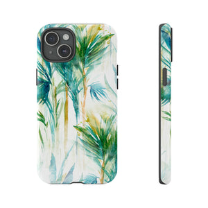 Watercolor Tropical Trees - Protective Phone Case