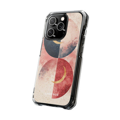Golden Crescent Circles iPhone 14 Pro Case - Impact