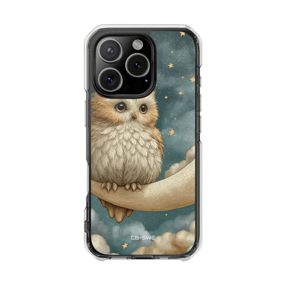 Owls Nestle Moon iPhone Case - Impact