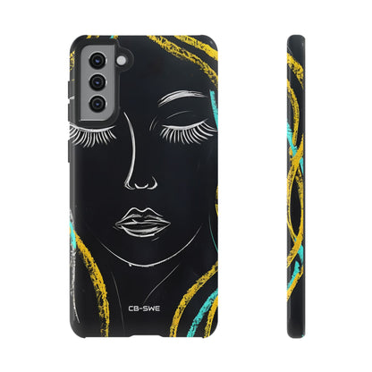 Vivid Minimalist Portrait - Samsung Case