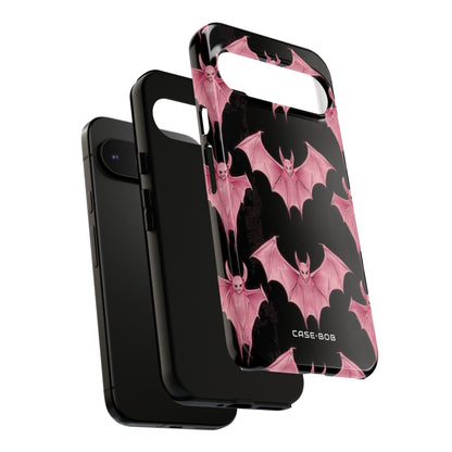 Pink Batwave Google Pixel 9 Pro XL Case - Tough