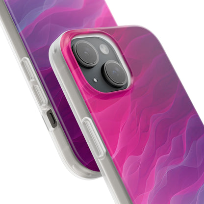 Gradient Oceanflow Waves iPhone 15 - Flexi Phone Case