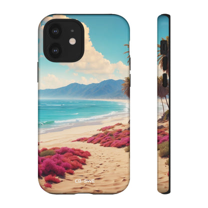 Footprints Trace Sand - iPhone Case