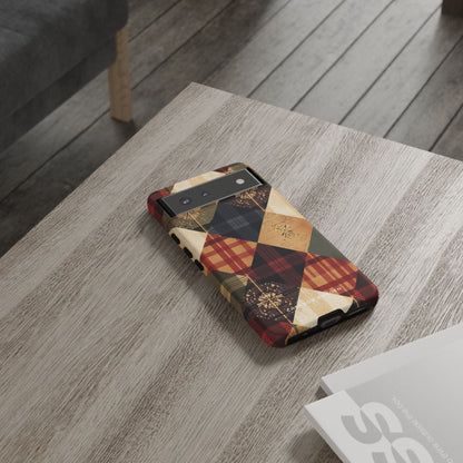 Rustic Geometric Patchwork Harmony Google Pixel 6 - Tough Phone Case