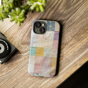 Pastel Quilt Patchwork - Protective Phone Case