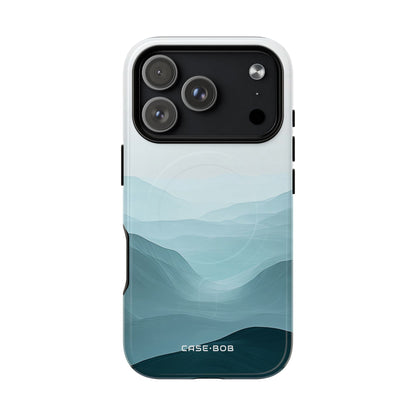 Teal Mist Mountains iPhone 17 Pro Case - Tough+