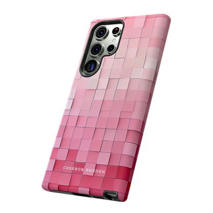 Gradient Pink Mosaic Samsung S23 - Tough Phone Case