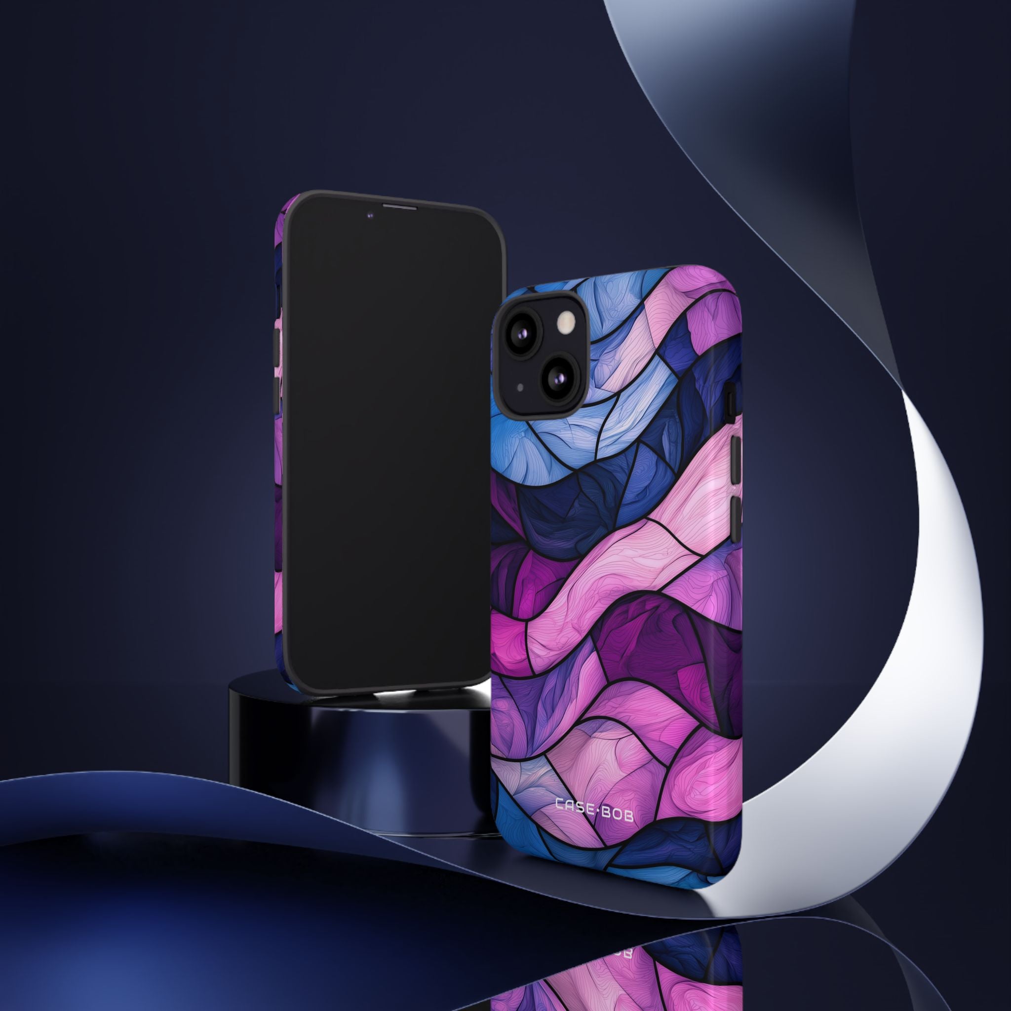 Wavelike Glow iPhone 13 Case - Tough