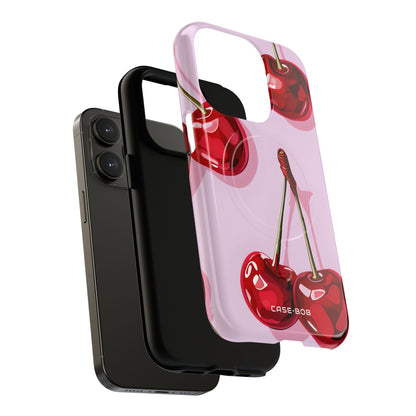 Glossy Cherry Burst iPhone 14 Pro Case - Tough+