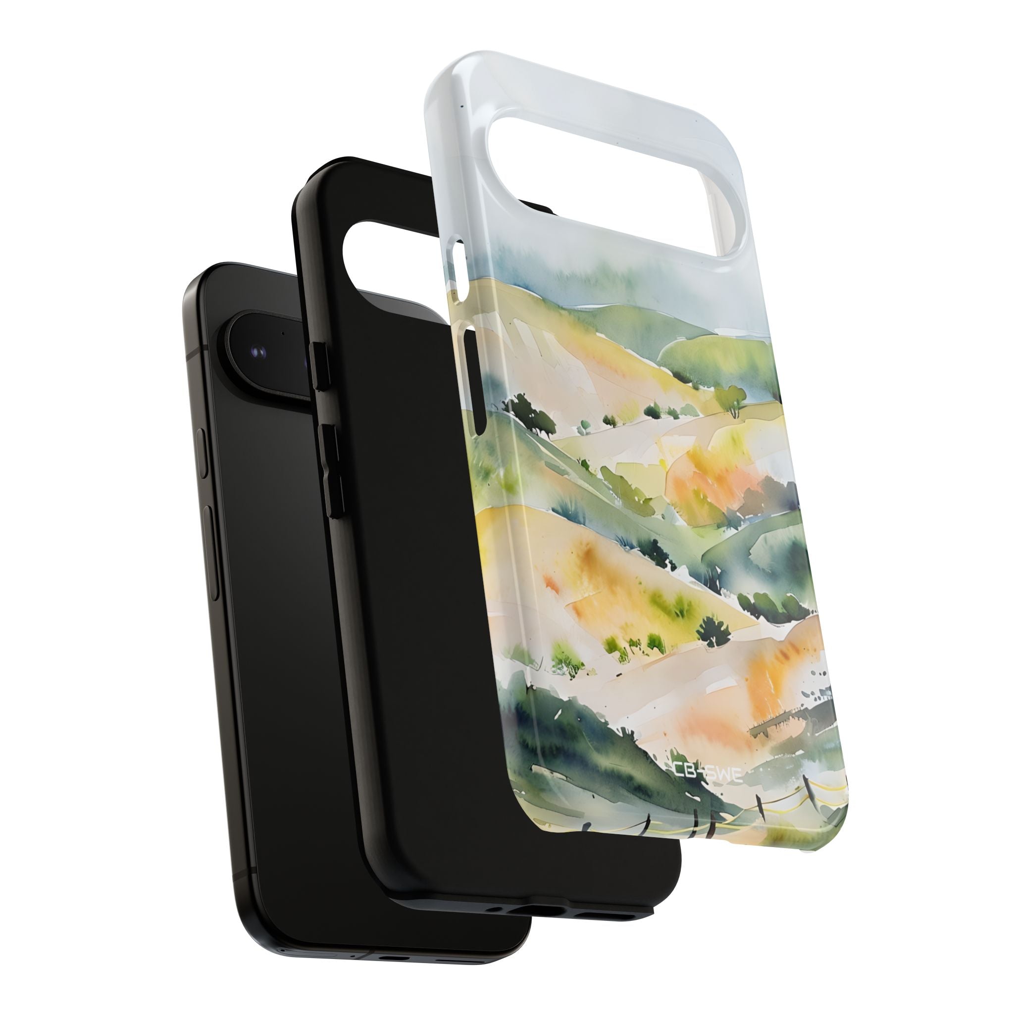 Misty Hills Watercolor - Google Pixel Case