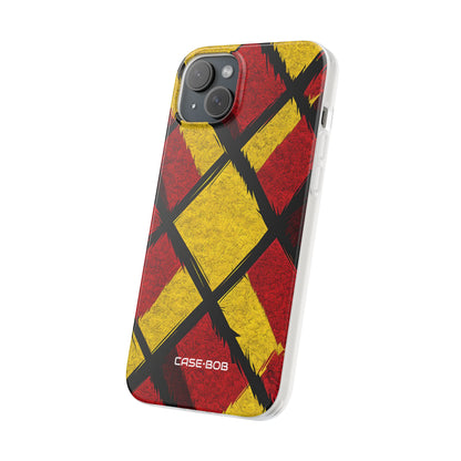 Vibrant Geometric Diamonds iPhone 15 Plus - Soft Case