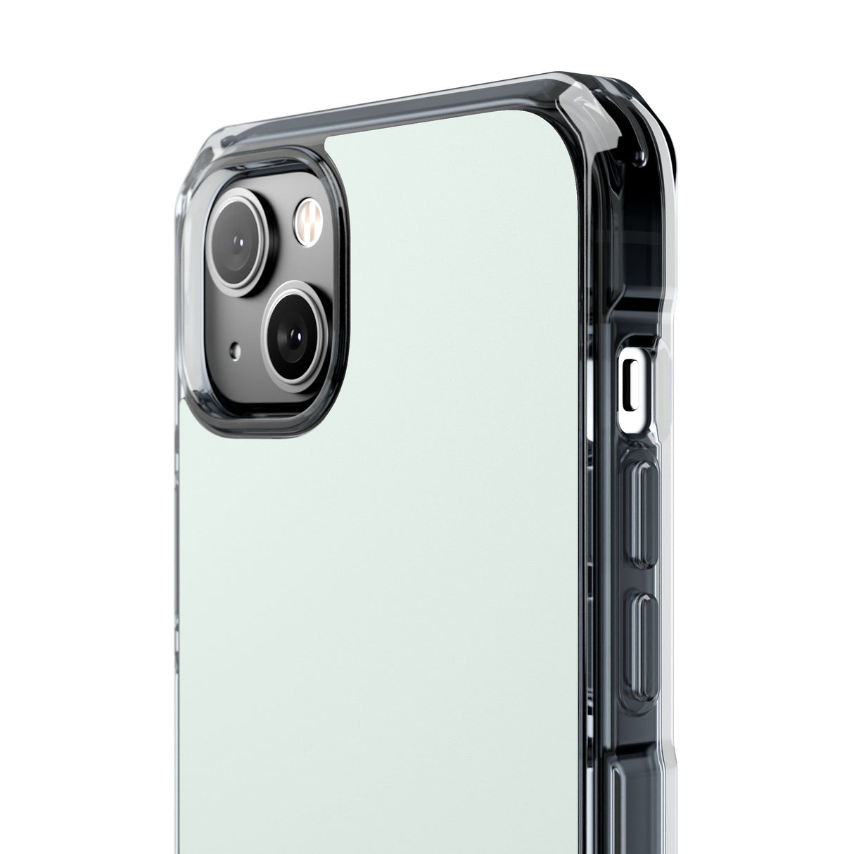 Mint Cream | Handyhülle für iPhone (Clear Impact Case – Magnetisch) 