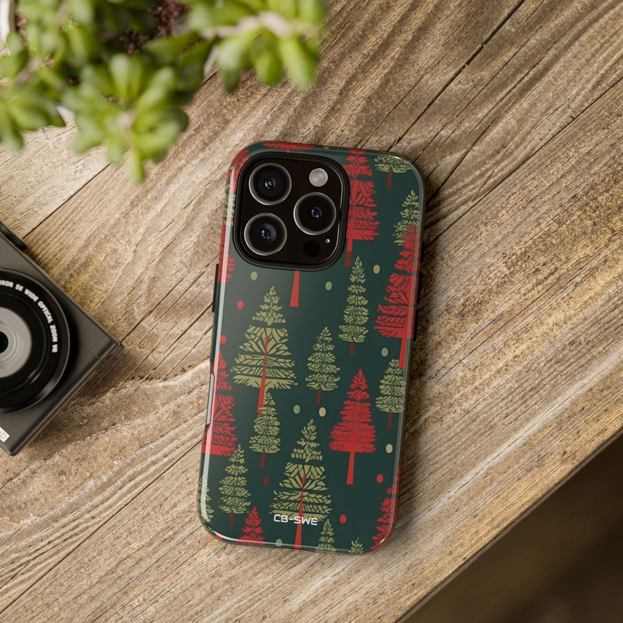 Trees Dance Playfully - iPhone Case