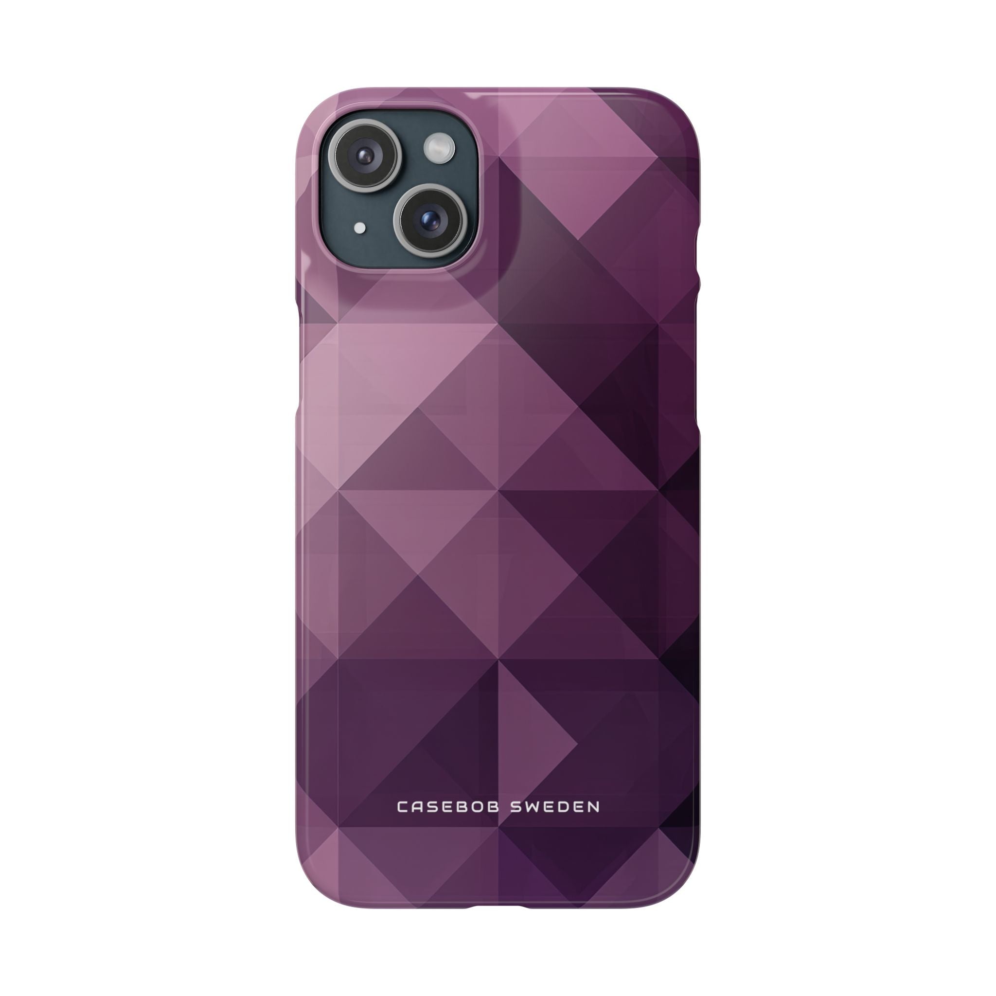 Gradient Purple Mosaic iPhone 15 - Slim Phone Case