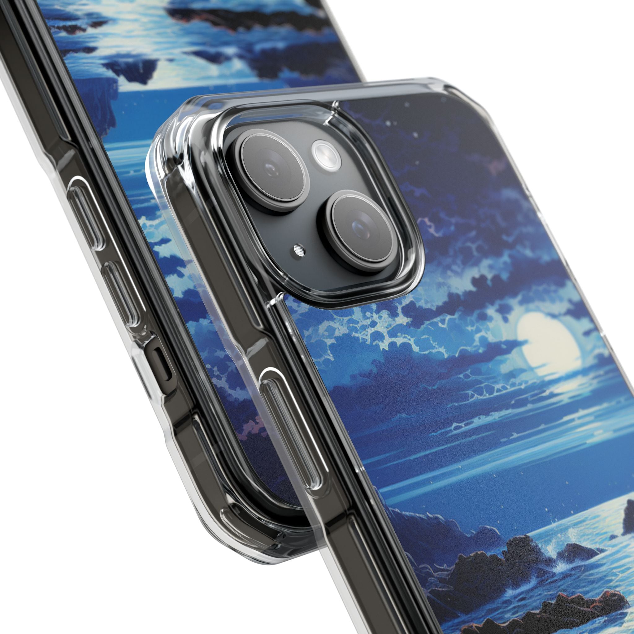 Moonlit Sea Dance iPhone Case - Impact