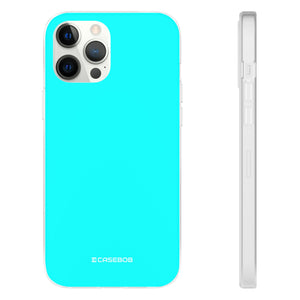 Aqua Blue | Phone Case for iPhone (Flexible Case)