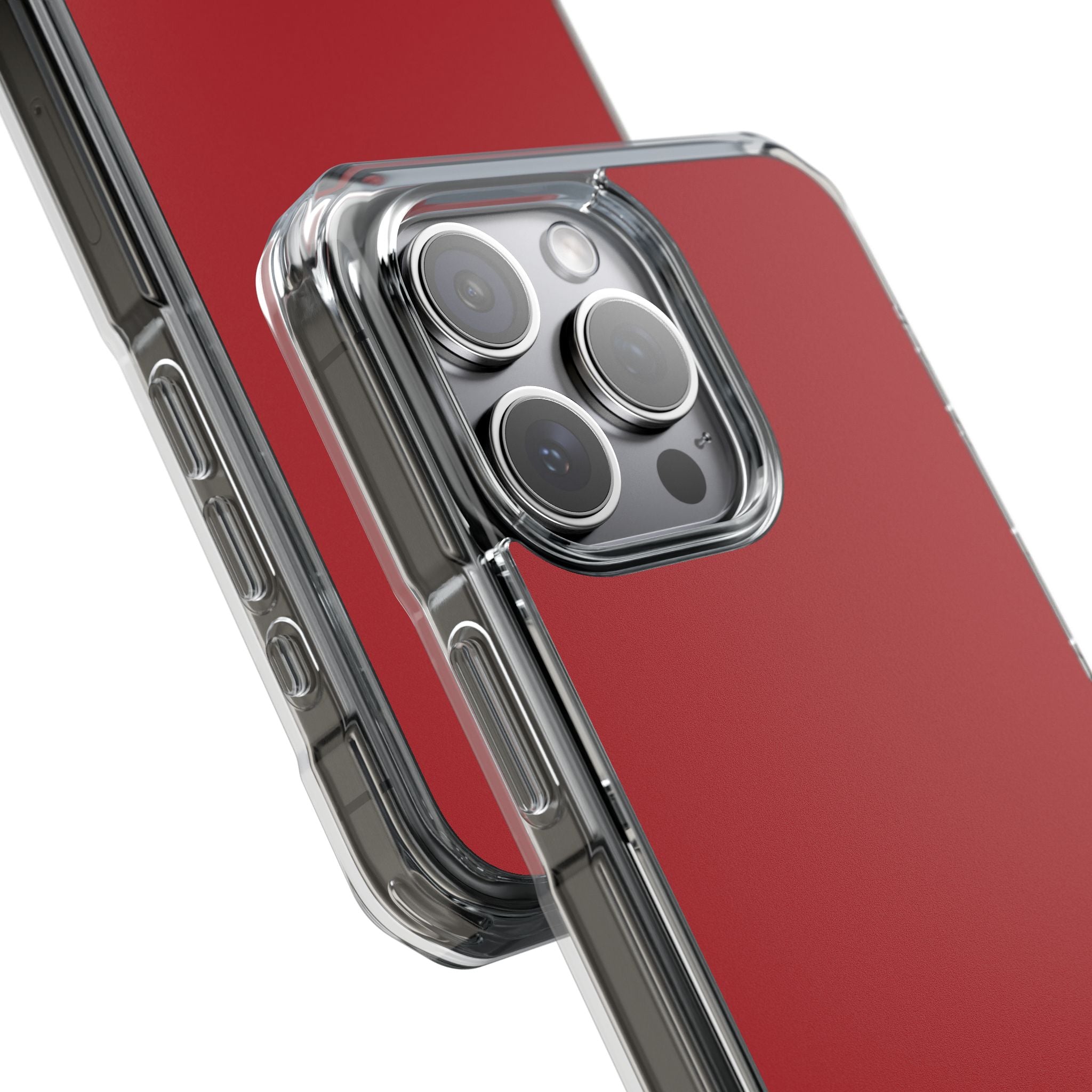 Upsdell Red - Clear Impact Case for iPhone