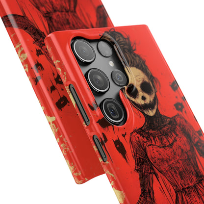 Haunting Scarlet Descent Samsung S23 - Slim Phone Case