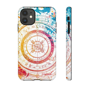 Astrological Wheel Wonders - Protective Phone Case