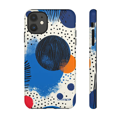 Blue Tranquil Geometry - Protective Phone Case