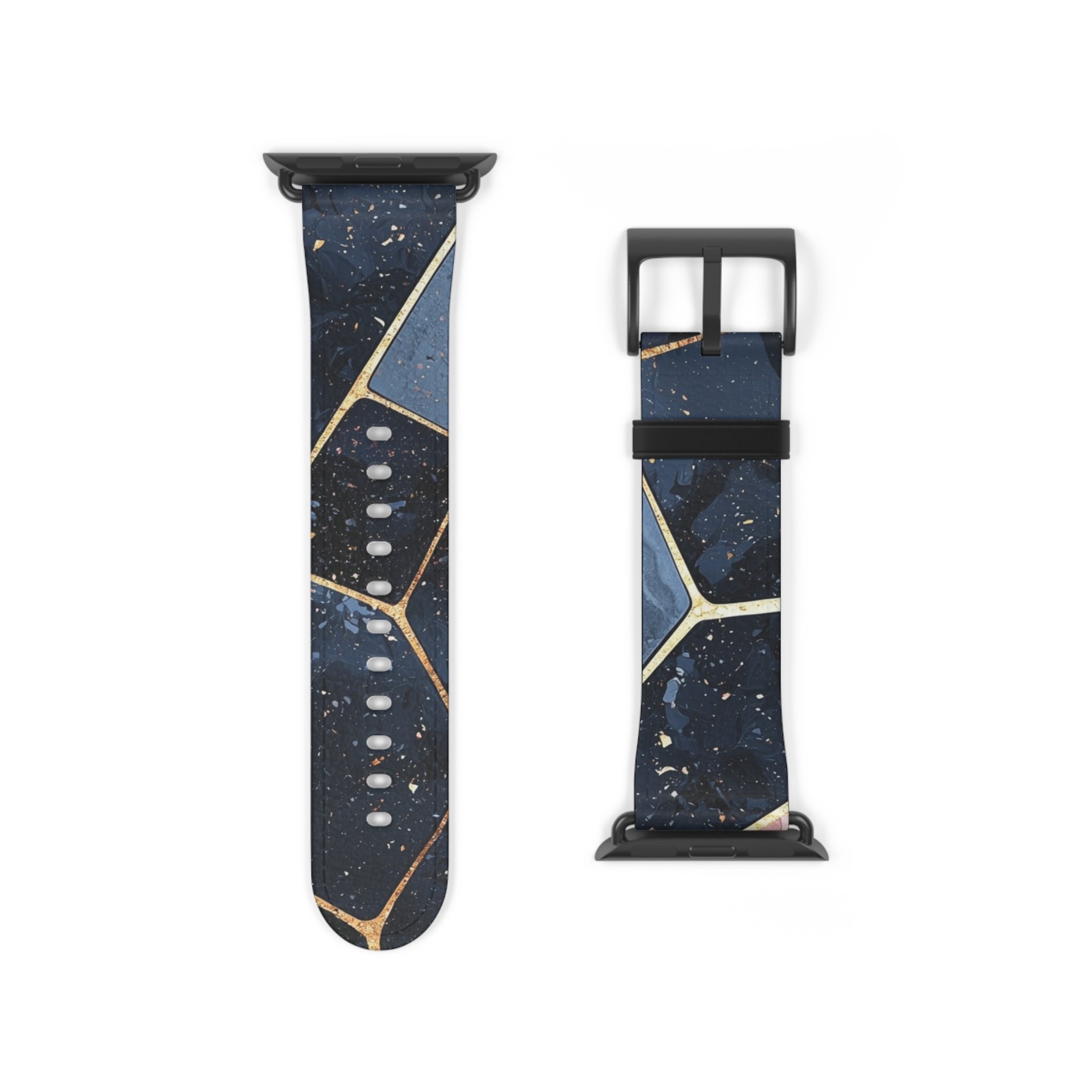 Golden Mosaic Navy - Watch Band
