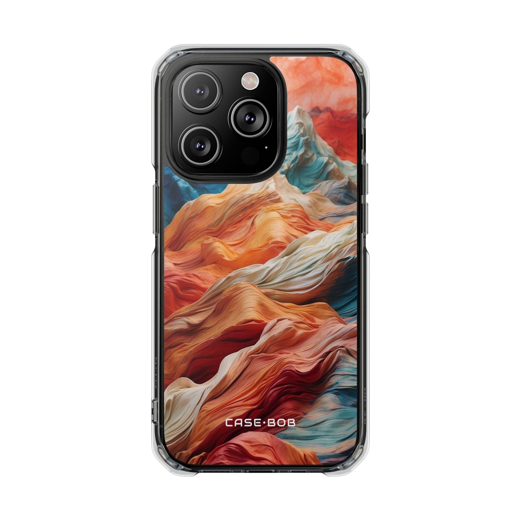 Fabric Peaks Cream iPhone 14 Pro Case - Impact