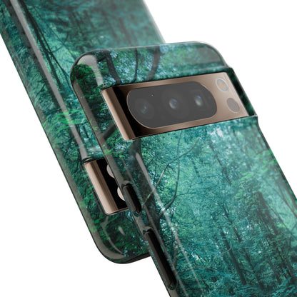 Mystical Forest with Stone Bridge - Protective Phone Case