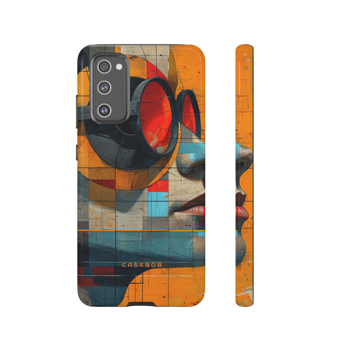 Cartoon Geometry Fusion - Protective Phone Case