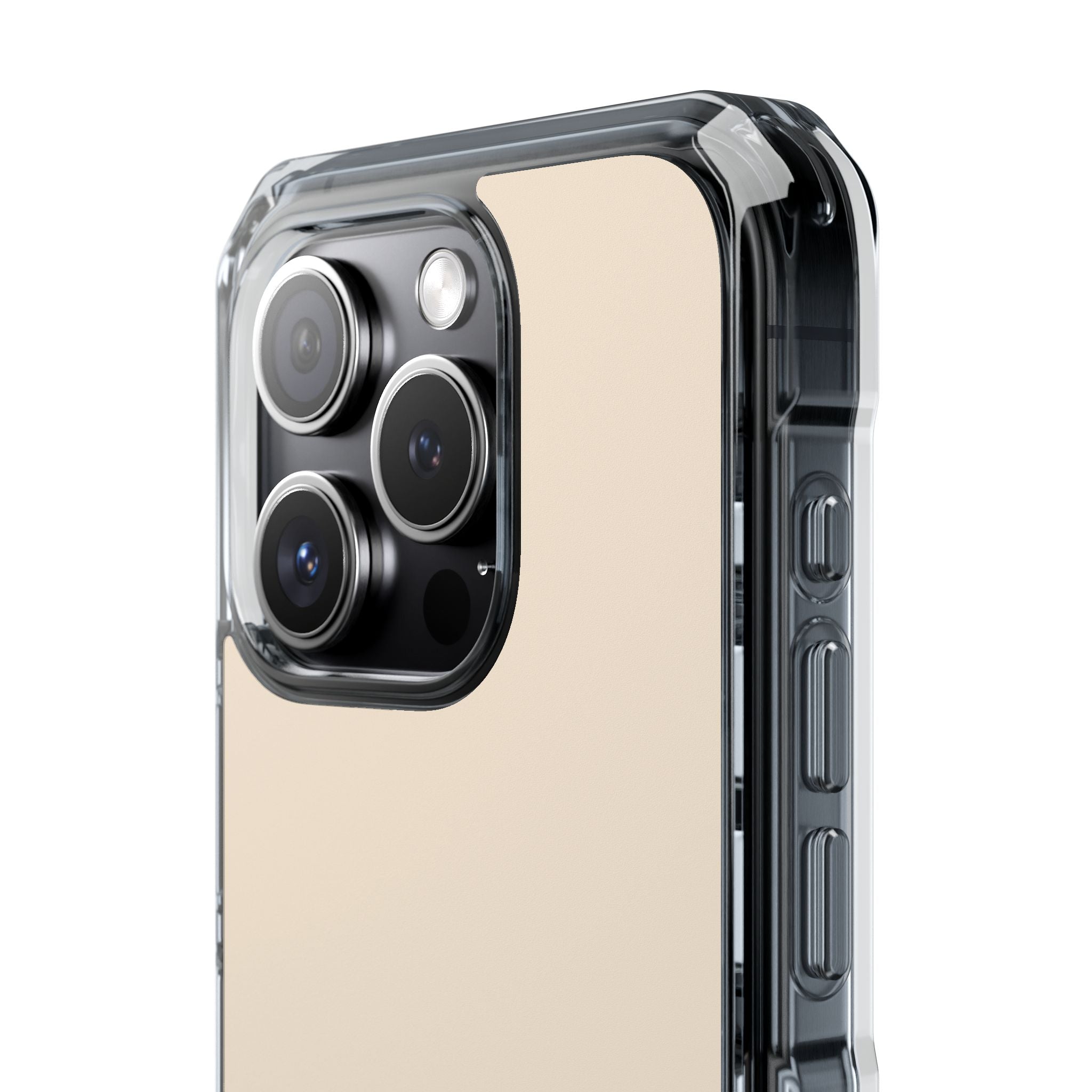 Alabaster White - Clear Impact iPhone 15 Phone Case