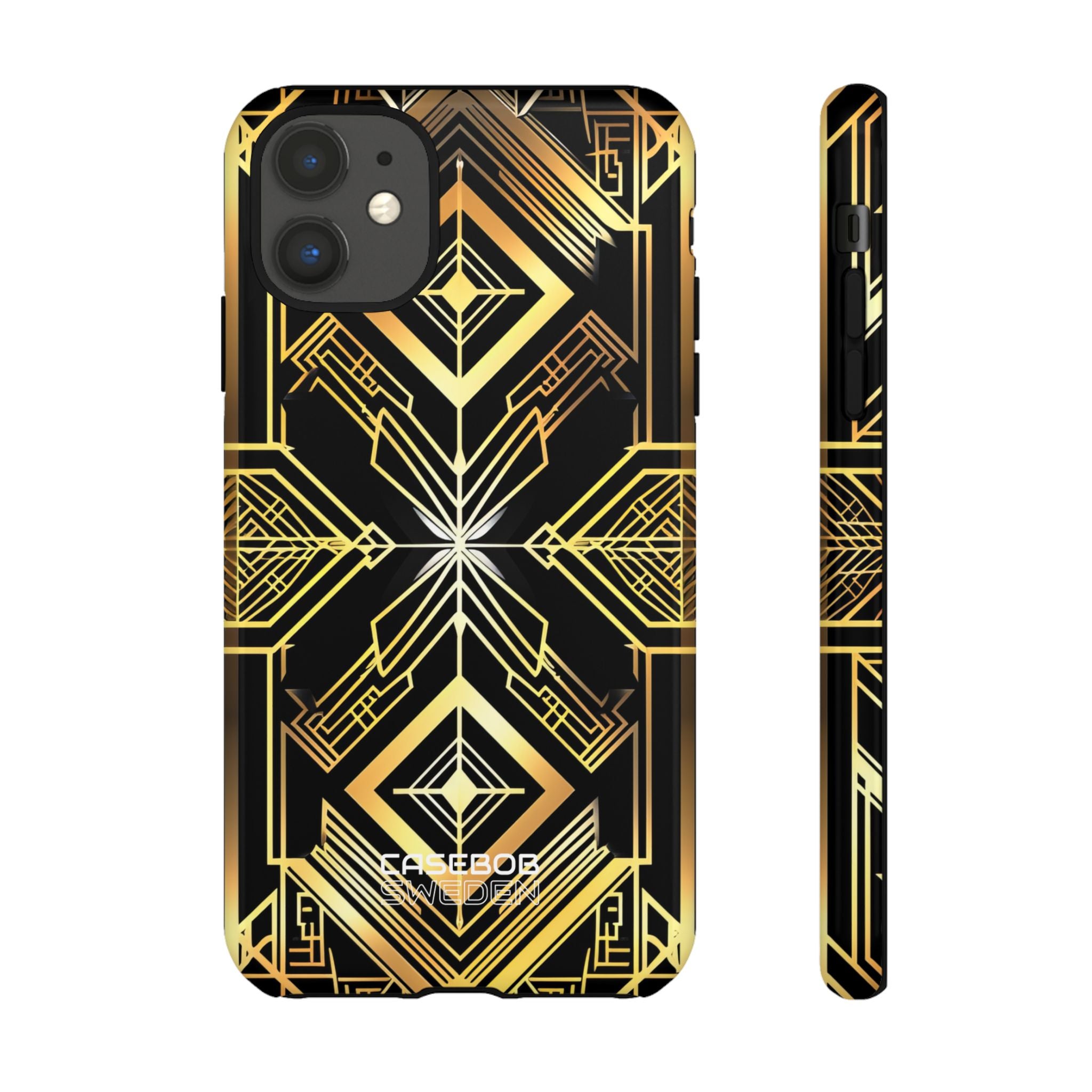 Golden Geometric Symphony iPhone 11 - Tough