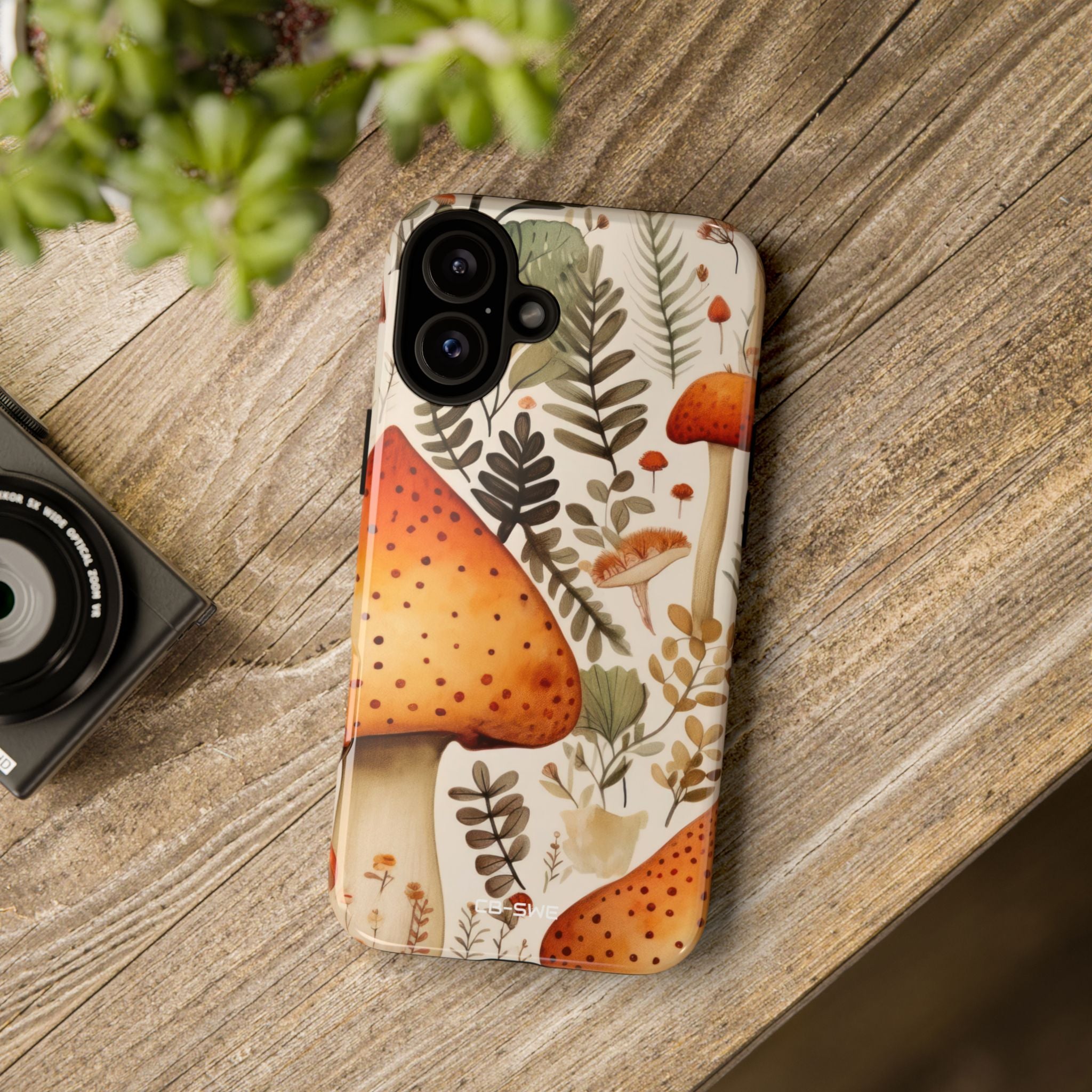 Mushrooms Sprout Cheerfully - iPhone Case