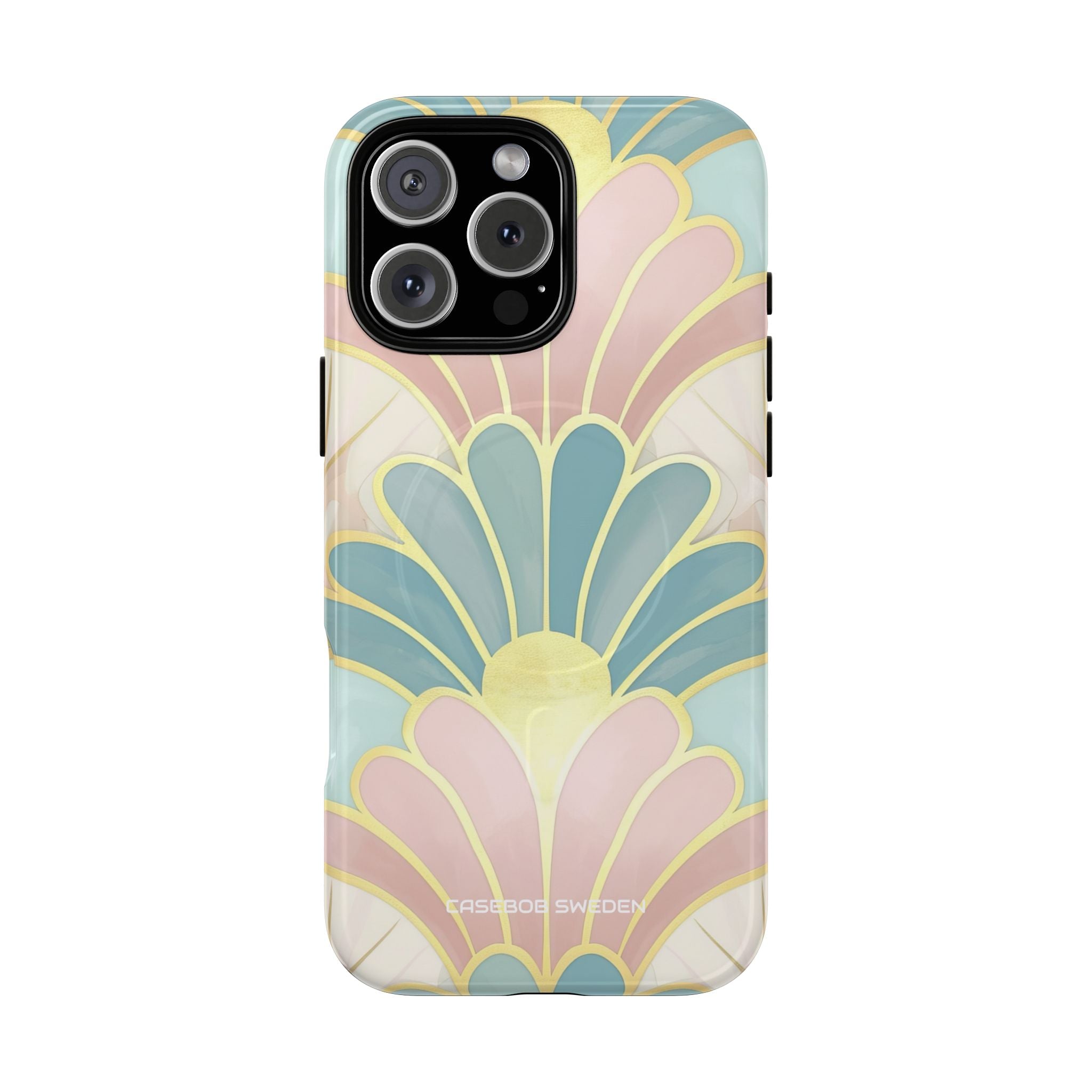 Pastel Deco Elegance - Tough + MagSafe® iPhone 16 Phone Case