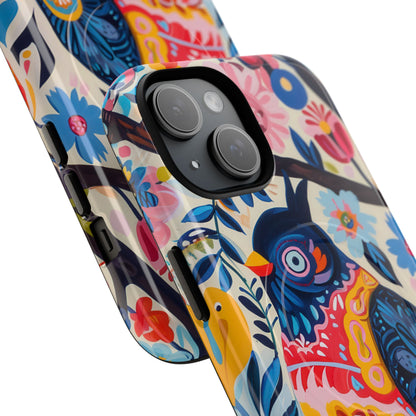 Owl Bloom iPhone 15 Case - Tough+