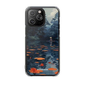 Tranquil Lotus Serenity – Handyhülle für iPhone (Clear Impact – Magnetisch)